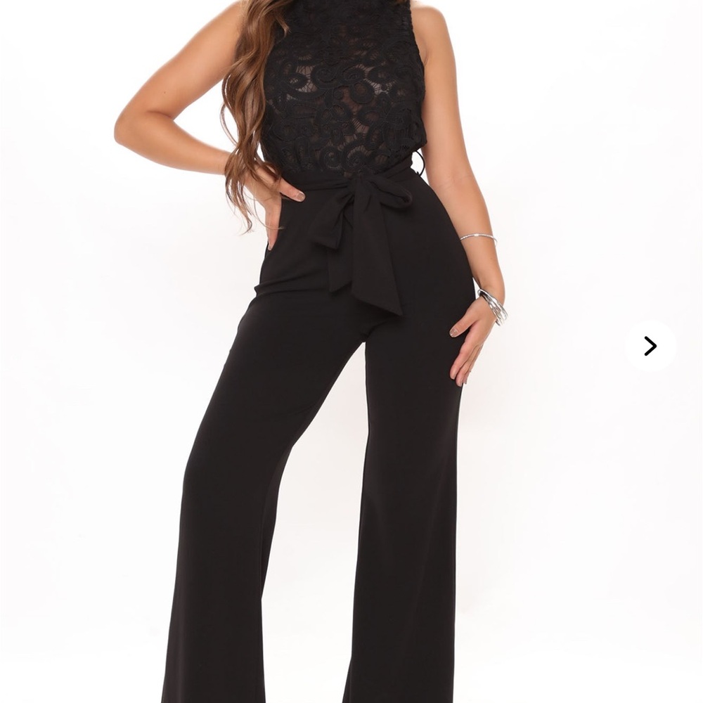 Elegant Black Lace Jumpsuit